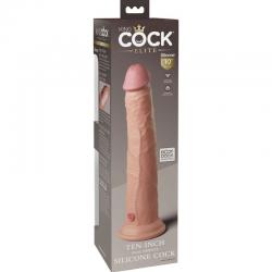 King cock elite - dildo realistico silicona 25.4 cm