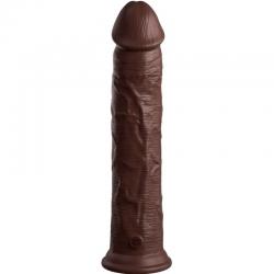 King cock elite - dildo realistico silicona 28 cm marron