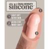 Silicona de doble densidad del King Cock Elite de 11 pulgadas