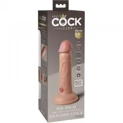 King cock elite - dildo realistico vibrador & silicona 15.2 cm King cock elite - dildo realistico vibrador & silicona 15.2 cm