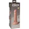Caja del King Cock Elite vibrador de 15,2 cm en color claro