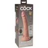 Caja del King Cock Elite vibrador de 7 pulgadas con su mando a distancia