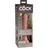 Caja con ventana del King Cock Elite vibrador de 17,8 cm con mando