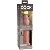 Caja con ventana del King Cock Elite vibrador de 23 cm con mando