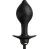 Plug Auto-Throb hinchado con su base en T