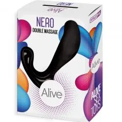 Alive - nero doble masajeador anal & prostatico