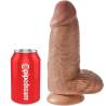 King Cock Chubby caramelo junto a una lata