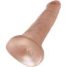 Ventosa del King Cock 5 pulgadas caramelo