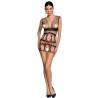 Passion woman bs089 bodystocking negro talla unica - 1