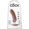 Blíster del King Cock 6 pulgadas caramelo