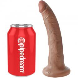 King cock - pene realistico 17.5 cm caramelo