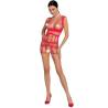 Passion woman bs089 bodystocking rojo talla unica - 1