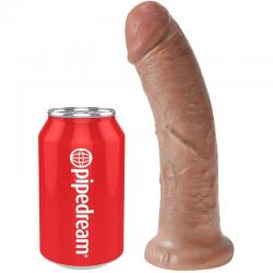 King cock - pene realistico 19.5 cm caramelo