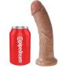 King cock - pene realistico 19.5 cm caramelo - 5