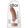 King cock - pene realistico 19.5 cm caramelo - 6