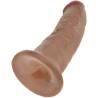 King cock - pene realistico 21.7 cm caramelo - 4