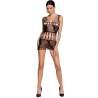 Passion woman bs090 bodystocking negro talla unica - 1