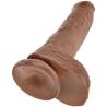 Testículos del King Cock 10 pulgadas caramelo