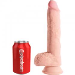 King cock - pene realistico con testiculos 19.4 cm natural