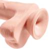 Ventosa del King Cock Plus 12 pulgadas con testículos
