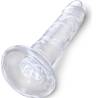 Ventosa del King Cock Clear 6 pulgadas sin testículos transparente
