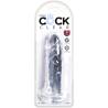 Blíster del King Cock Clear 6 pulgadas sin testículos transparente