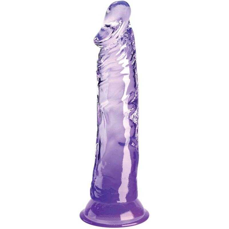 King cock clear - pene realistico 19.7 cm morado