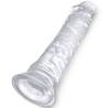 Ventosa del King Cock Clear 8 pulgadas sin testículos transparente
