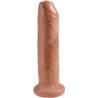 King cock - pene realistico con prepucio 17.8 cm caramelo - 1