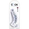 Blíster del King Cock Clear 7,5 pulgadas con testículos transparente