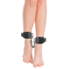 Darkness  esposas ajustables tobillos leather negro - 1