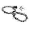 Esposas de cadena de acero inoxidable Metal Hard con candado