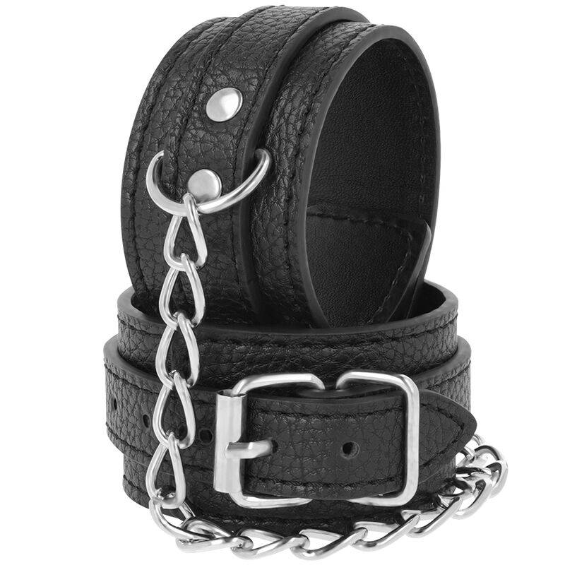 Dark ness  esposas leather color negro - 1