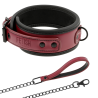 Fetish submissive dark room collar con cadena - 1