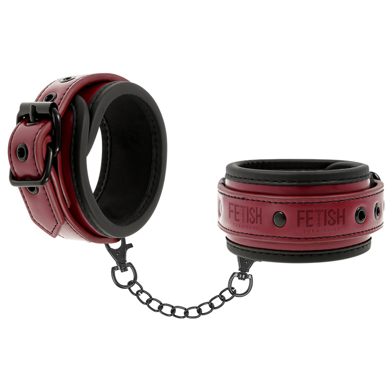 Fetish submissive dark room - esposas cuero vegano con forro de neopreno Fetish submissive dark room - esposas cuero vegano con forro de neopreno