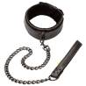 Boundless Collar & Leash, collar negro con correa de cadena
