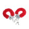 Diablo picante - esposas metal forradas rojo - 1