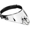 Metal hard collar restriccion con anilla y candado 12.5 cm - 1