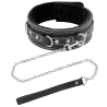 Darkness collar leather con correa alta calidad - 1