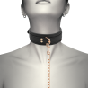 Coquette fantasy collar cuero vegano con correa - 1