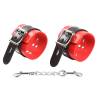Ohmama fetish locking/buckling wrist restraints - 1