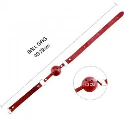 Alive - discretion mordaza transpirable rojo Alive - discretion mordaza transpirable rojo