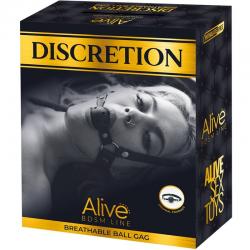 Alive - discretion mordaza transpirable negro