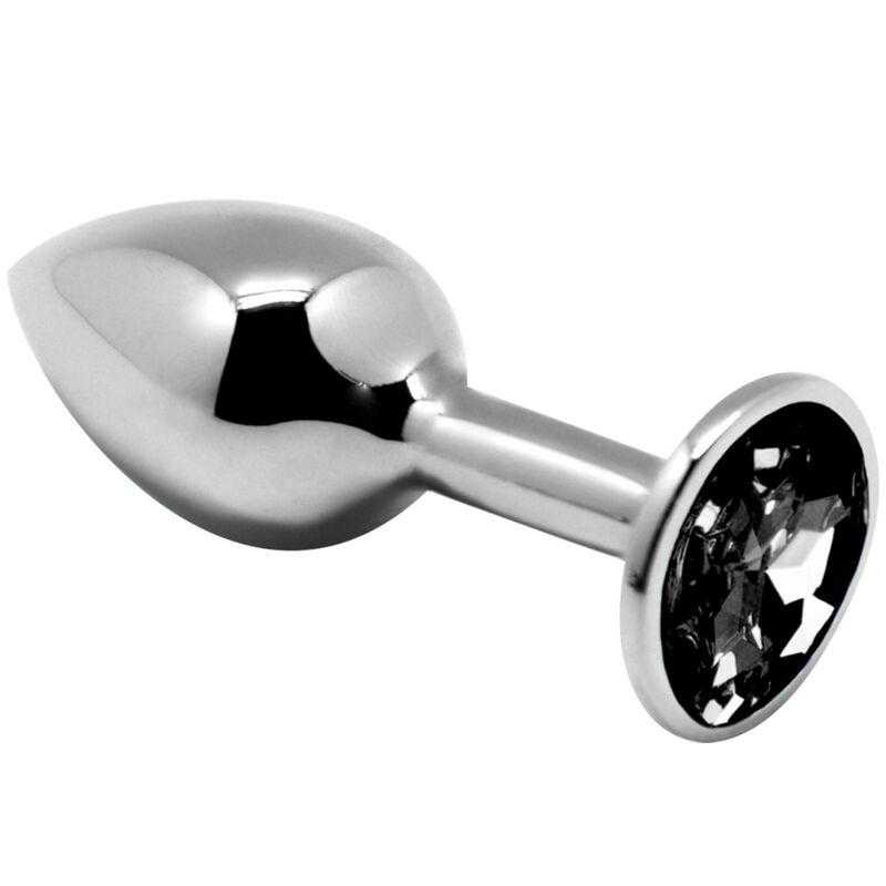 Alive - anal pleasure mini plug metal negro talla s