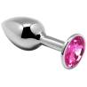 Alive - anal pleasure mini plug metal rosa talla m - 1