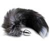 Alive - anal pleasure plug metal cola de zorro talla m - 1