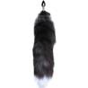 Alive - anal pleasure plug metal cola de zorro talla l - 2