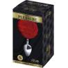 Plug Alive liso con pompón rojo talla S, la caja