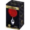 Plug Alive liso con pompón rojo talla L, la caja