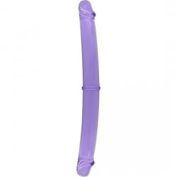 Sevencreations doble pene de 30 cm morado